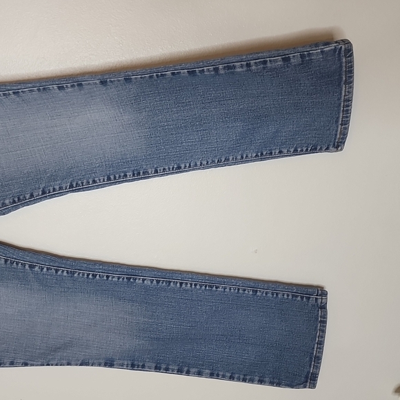 Levis 505 Straight Leg Womens Jeans Classic Medium Wash Summer Faded Iconic - Picture 10 of 16